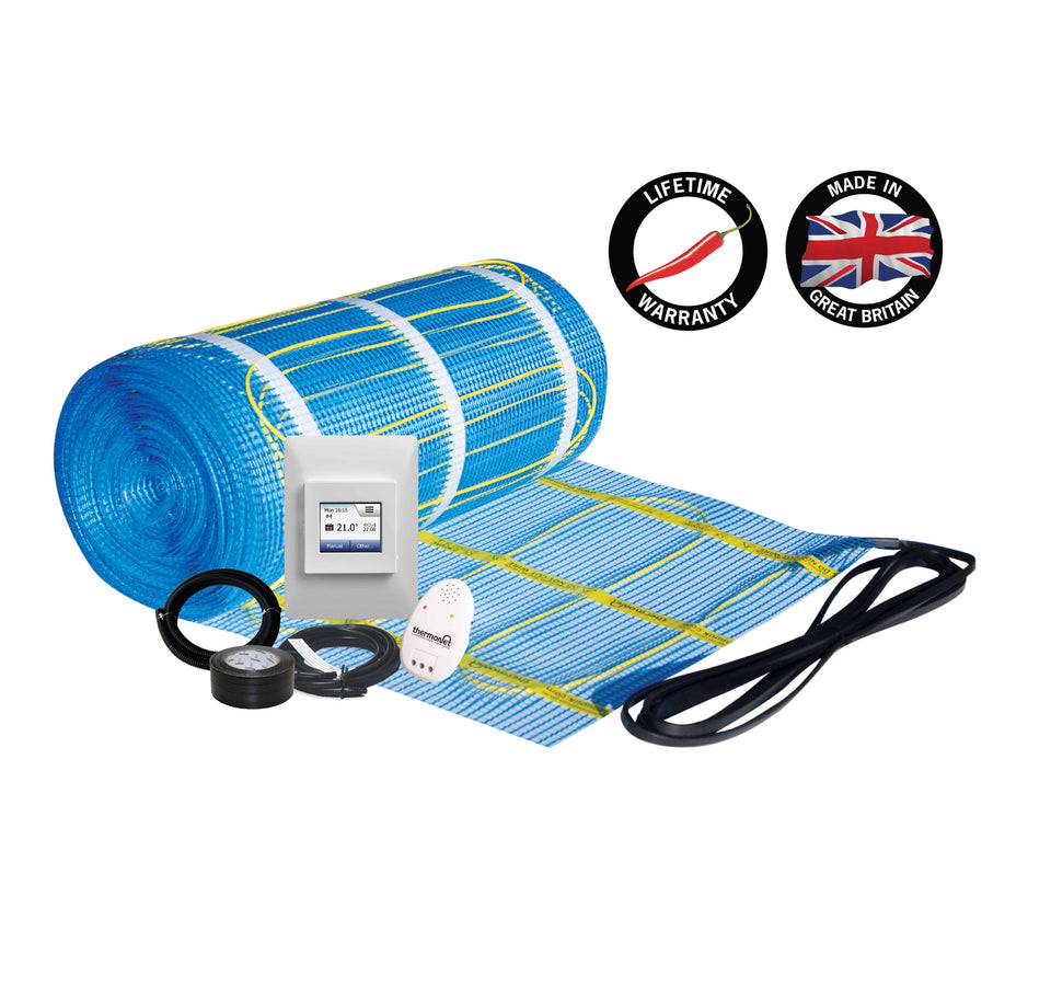 Thermogroup Thermonet 150W/m² Undertile Heating Kit with Wi-Fi Thermostat (111505TWF)