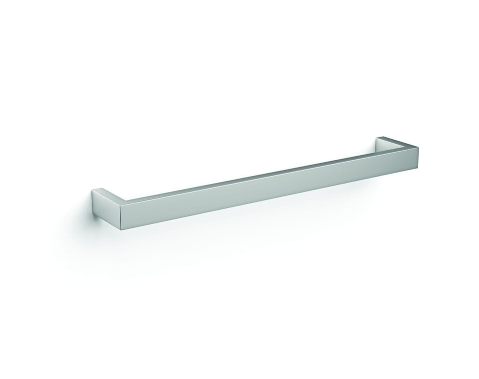 Thermogroup Square Single Bar Heated Towel Rail - Polished Stainless Steel / 632x40mm (DSS6)