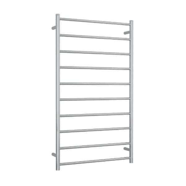 Thermogroup Straight Round Ladder Heated Towel Rail - Polished Stainless Steel / 700x1200mm (SR69M)