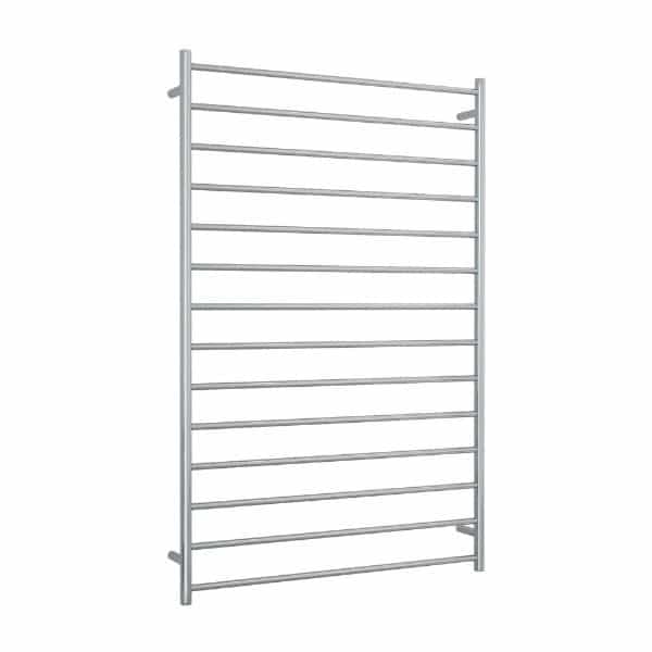 Thermogroup Straight Round Ladder Heated Towel Rail - Polished Stainless Steel / 1000x1500mm (SR99M)