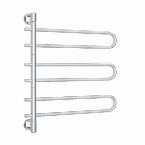 Thermogroup SV43 Straight Round Swivel Polished Heated Towel Rail (SV43)