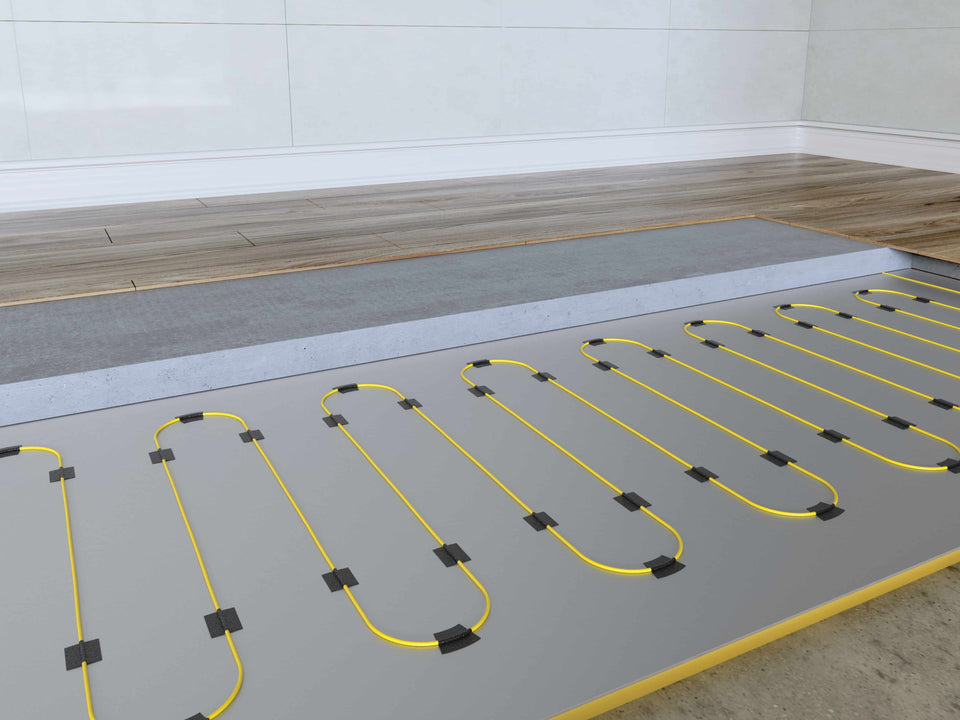 Thermogroup Thermowire Underfloor Heating System Kits Including Black Dual Thermostat (101518TDB) 3
