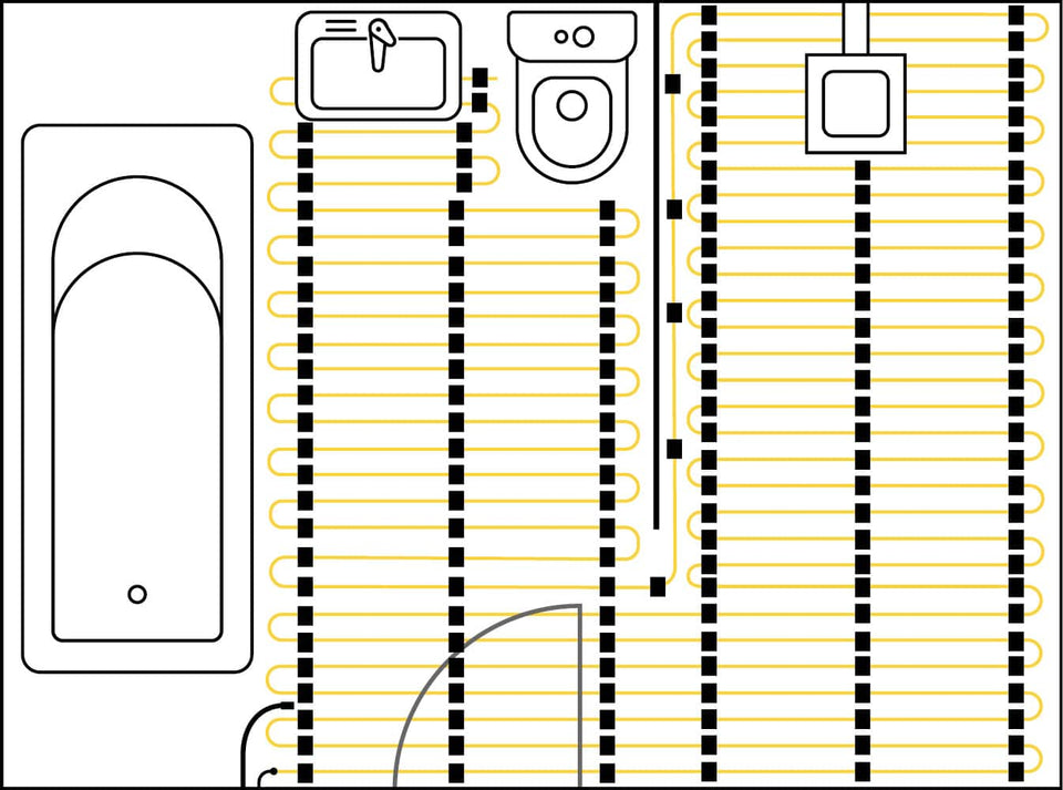 Thermogroup Thermowire Underfloor Heating System Kits Including Thermostat (101521T) 2