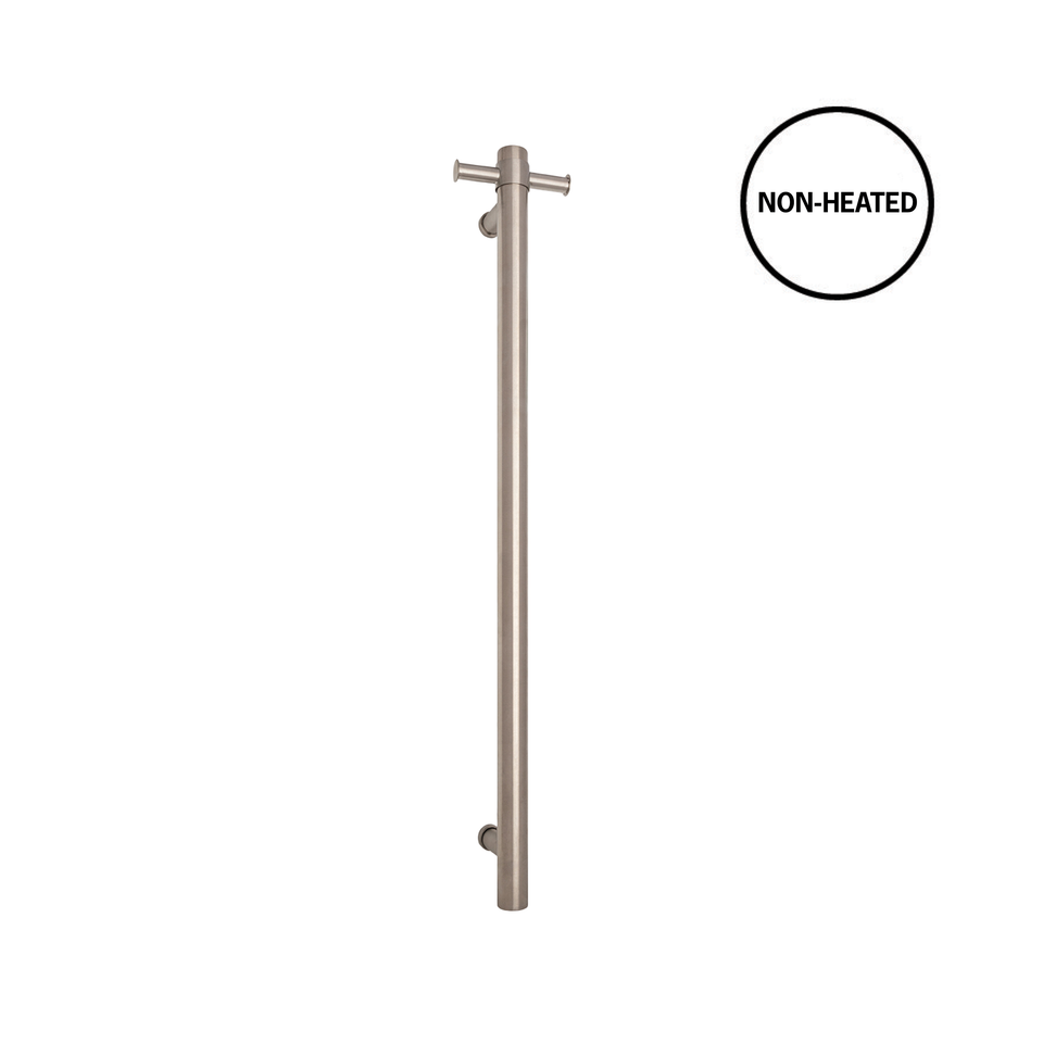 Thermogroup Round Non-Heated Vertical Single Towel Rail