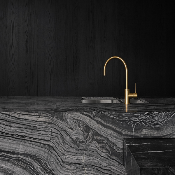 Phoenix Vivid Slimline Sink Mixer Gooseneck - Lead Free