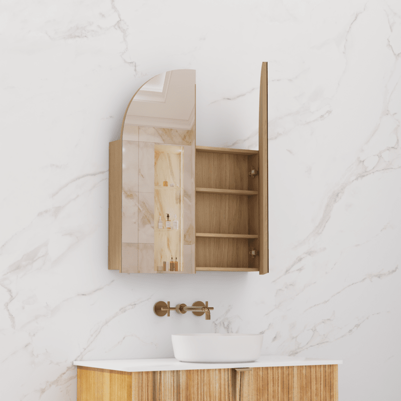 Fifth Avenue Arka Shaving Cabinet - Prime Oak / 500mm (ARKA5010POWM)