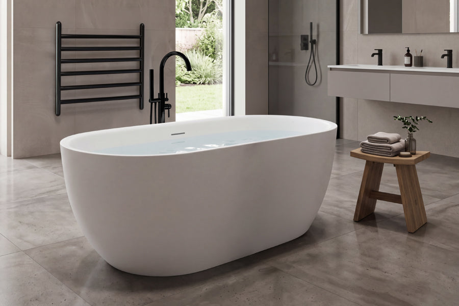 VA1700MW | Valentina 1500/1700 Matte Freestanding Bath