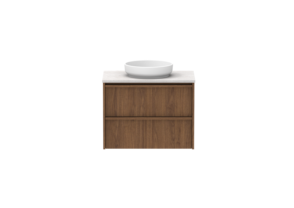 ADP Eli Wall Hung Vanity - 750mm Left Bowl (ELIFAW0750WHLSS)