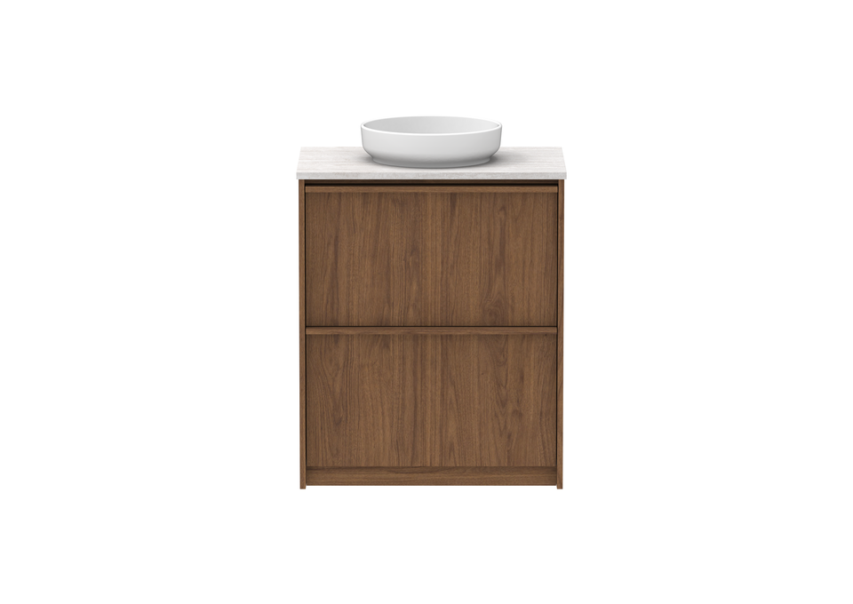 ADP Eli Floor Mount Vanity - 750mm Left Bowl (ELIFAW0750WKLSS)