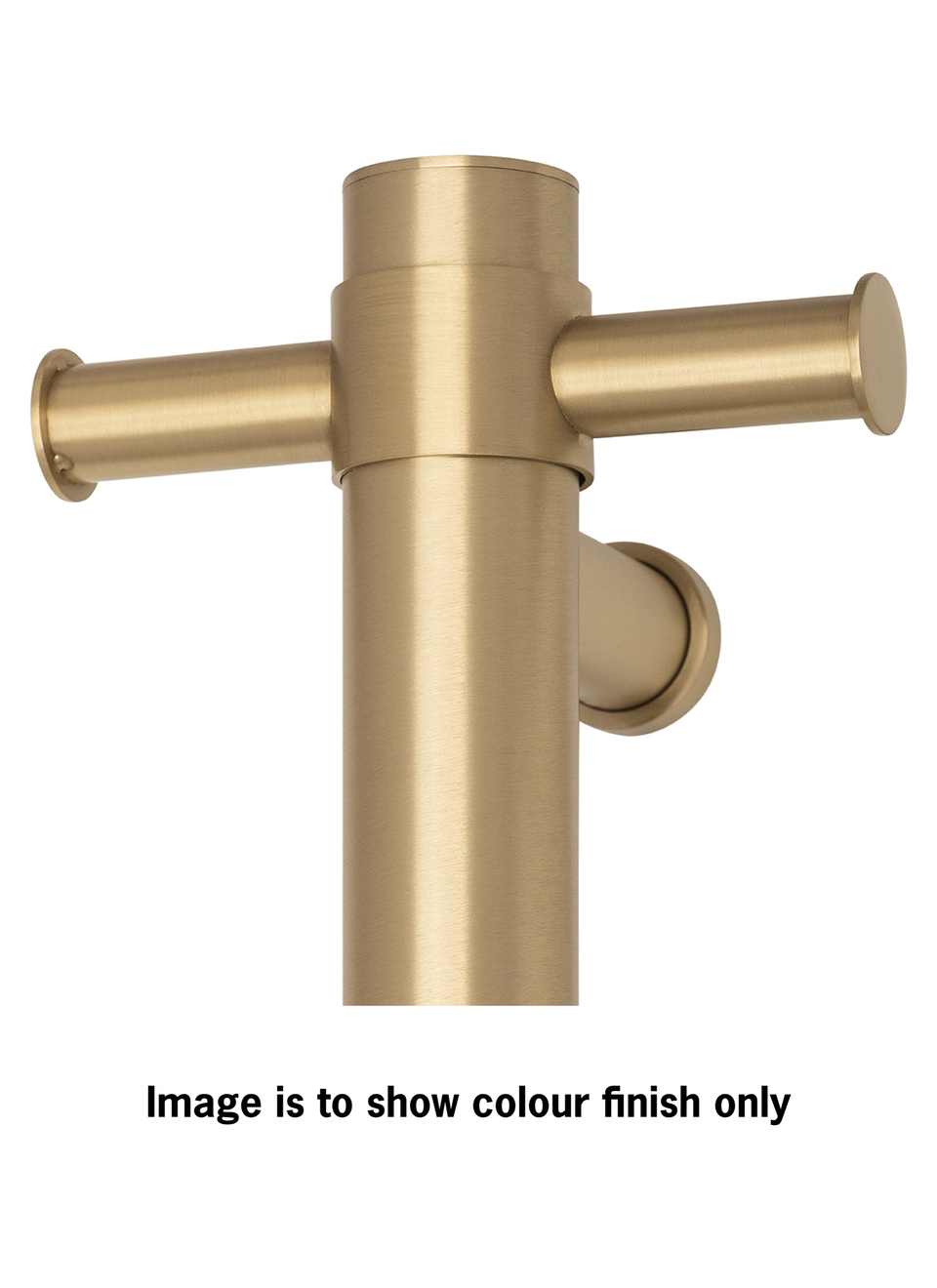 Thermogroup Flat Pill 12V Vertical Single Heated Towel Rail