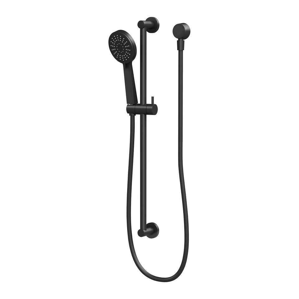 Phoenix Vivid Slimline Rail Shower - Matte Black (VS685-10)
