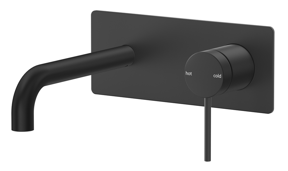 Bella Vista Mica Wall-Spout Combo – Curved Spout – 1P – TRIM KIT ONLY (WBC-5-BLK-TK)