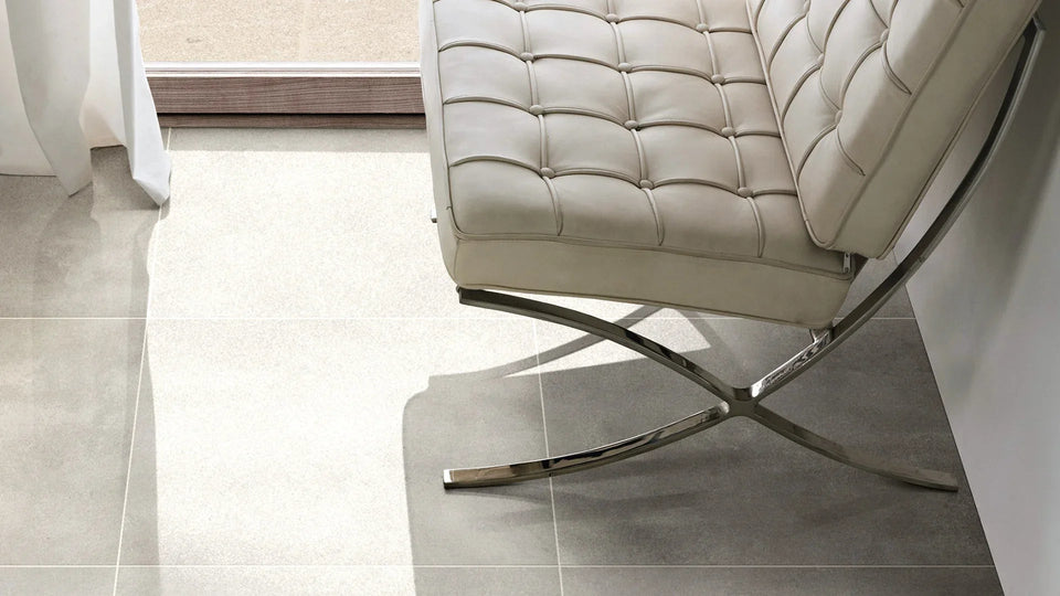 Vogue White 600X1200 Lappato — in a room