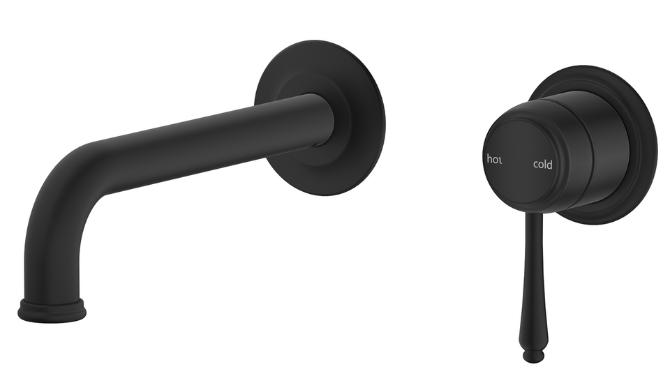 Bella Vista Mica Heritage Wall-Spout Combo – TRIM KIT ONLY (WB-4-2P-BLK-TK)