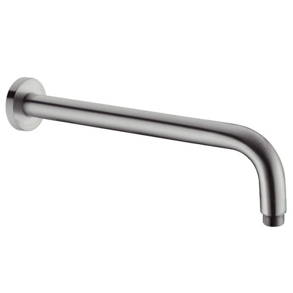 Nero Round Shower Arm 330mm Length Gun Metal