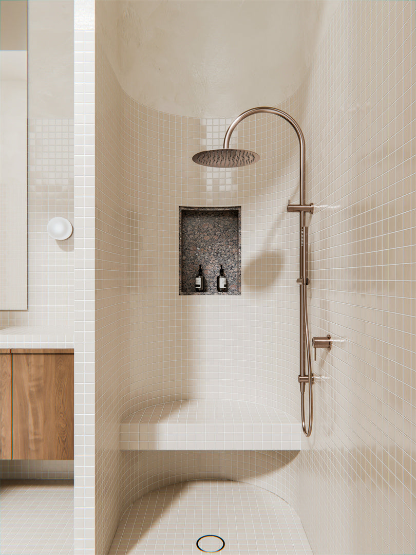 Nero Zen SS316L Twin Shower