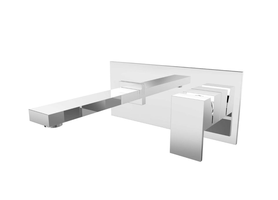 Burj Basin Wall Mixer On Plate 200mm