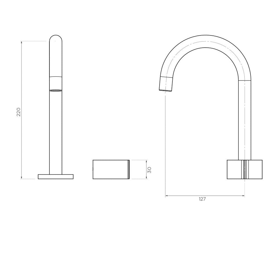 Arcisan Venn Basin Mixer