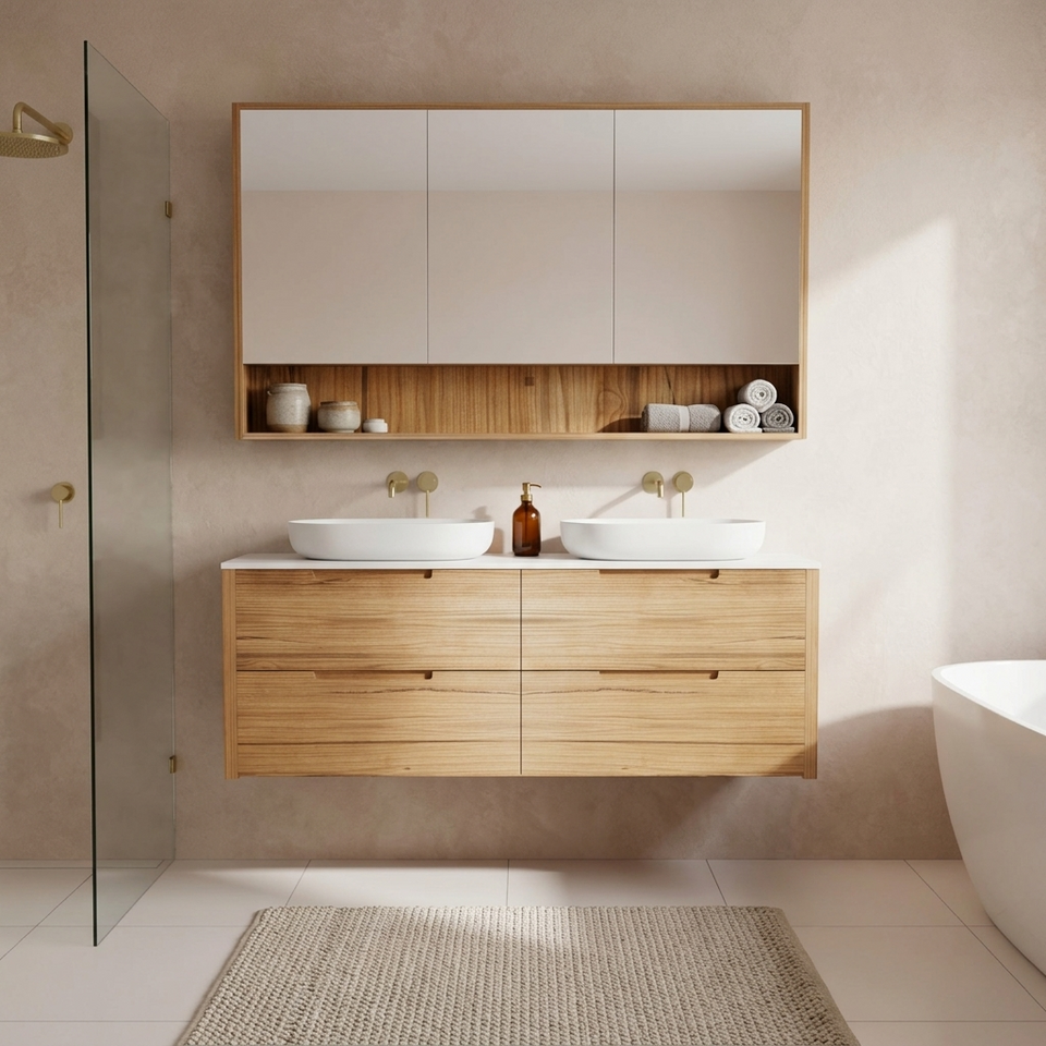 AVI15MS | Avila Wall Hung Solid Timber Bathroom Vanity | avila-Messmate-1500