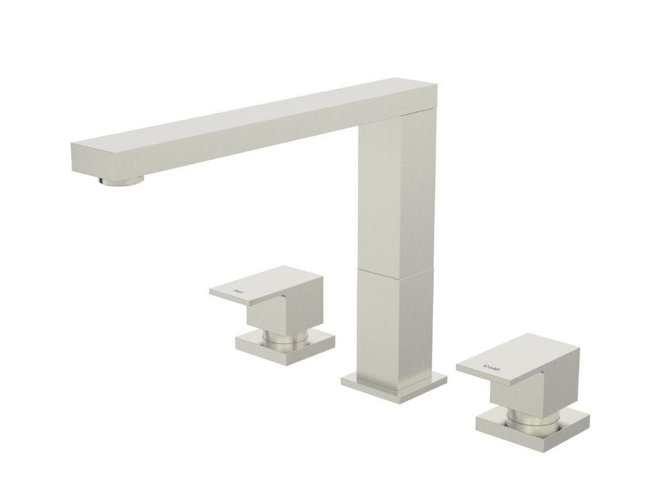 PAR Taps Burj Spa Set Swivel - Brushed Nickel (B20.061.1.25)