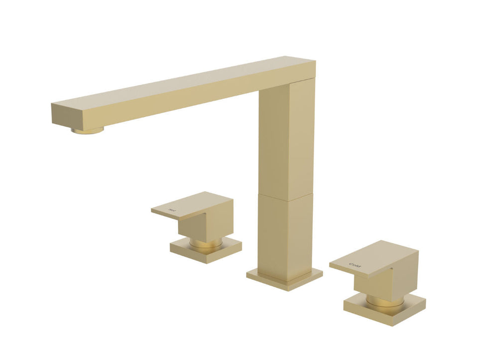 PAR Taps Burj Spa Set Swivel - Brass (B20.061.1.43)