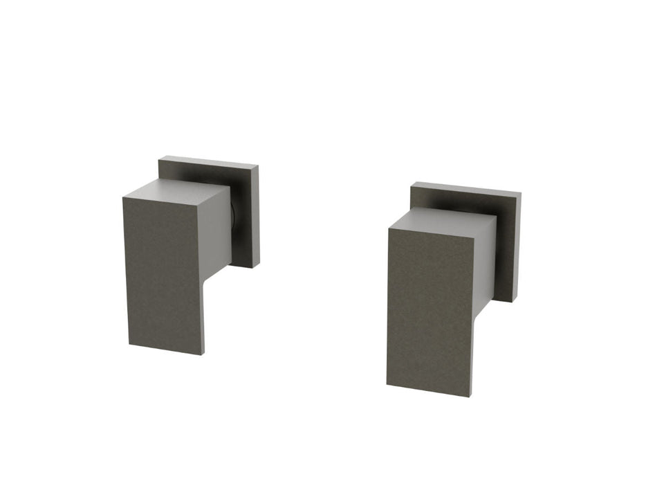 PAR Taps Burj Top Assemblies Wall Pair - Volcanic Grey (B20.082.1.54)