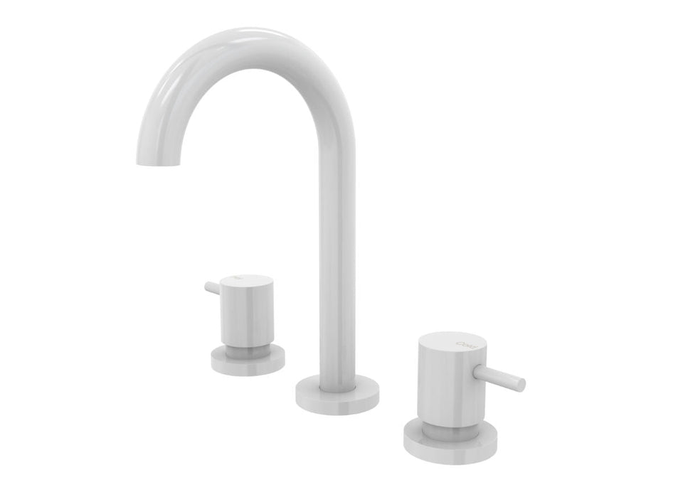 PAR Taps Lugano Spa Set Swivel Lever Ceramic Disc - White (B22.061.1.28)