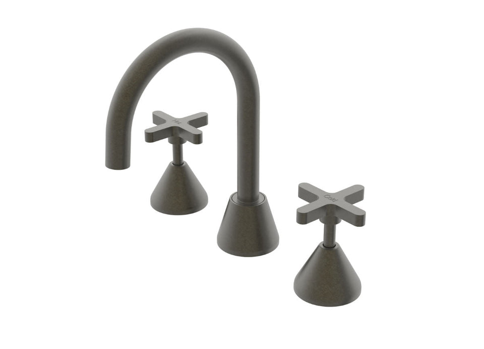PAR Taps Forme Basin Set Swivel - Volcanic Grey (B27.011.1.54)