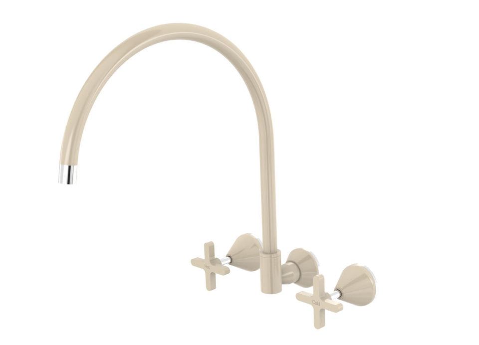 PAR Taps Forme Spa Set Wall Swivel X/Large - Chrome / Ivory (B27.064.1.04)
