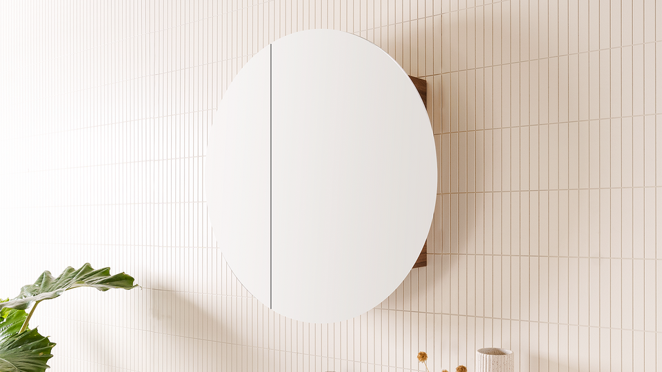 ADP Round Mirrored Cabinet 800mm