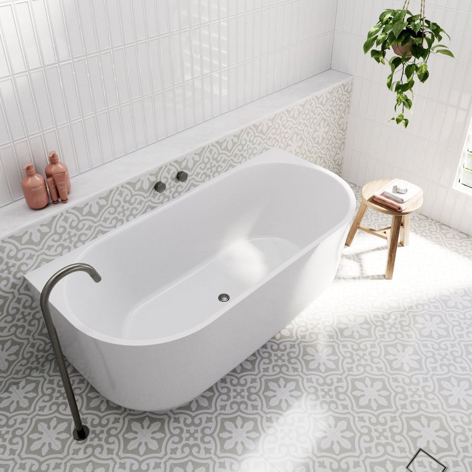 Bao Elegant 1500mm Back to Wall Bath