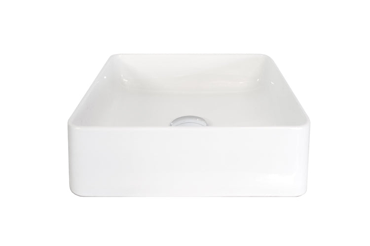 ADP MALO ceramic 360x360mm above-counter basin white