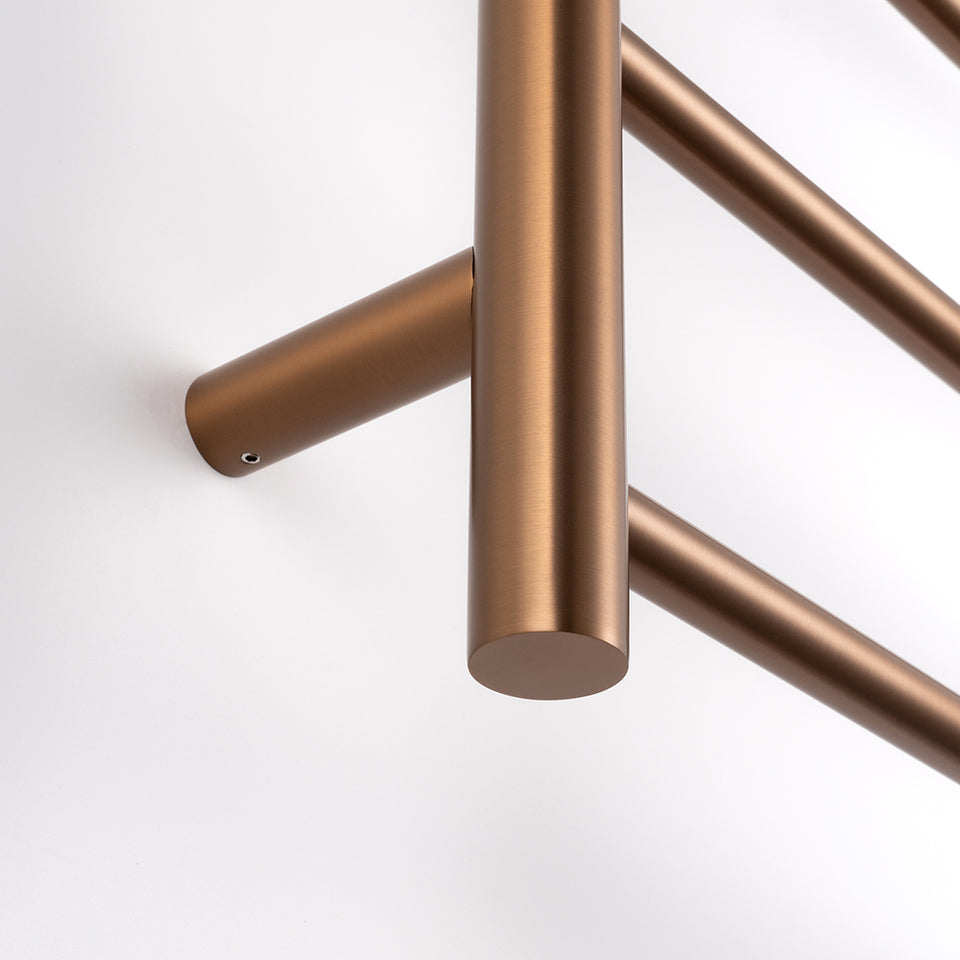 Radiant Heated Round Ladder 600 x 800mm Brushed Bronze (BB-RTR01) 2
