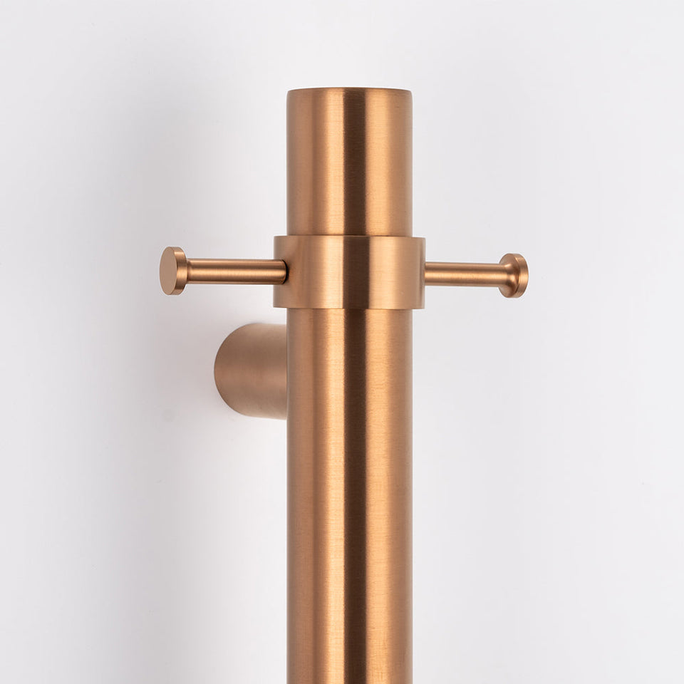 Radiant Heated Vertical towel rail