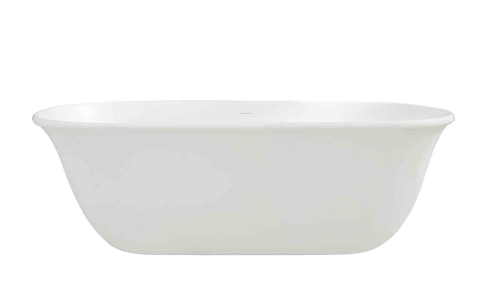 Turner Hastings Blanche 162 x 77 TitanCast Solid Surface Freestanding Bath