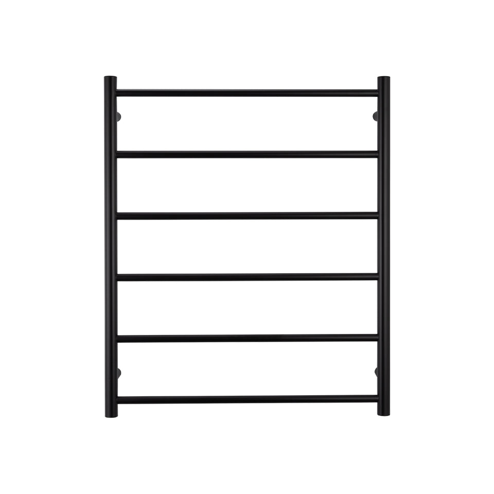 Radiant Non-heated Round Ladder 700 x 830 mm Matt Black (BLTR01) 2