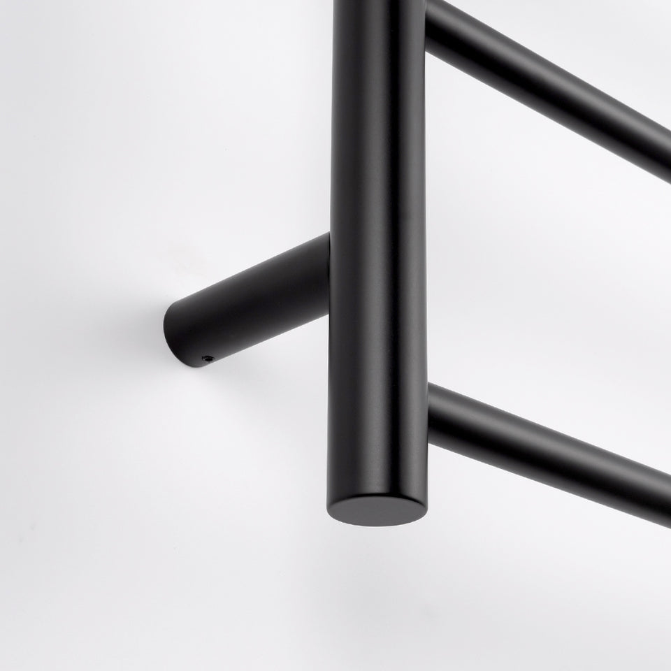 Radiant Non-heated Round Ladder 700 x 830 mm Matt Black (BLTR01) 3