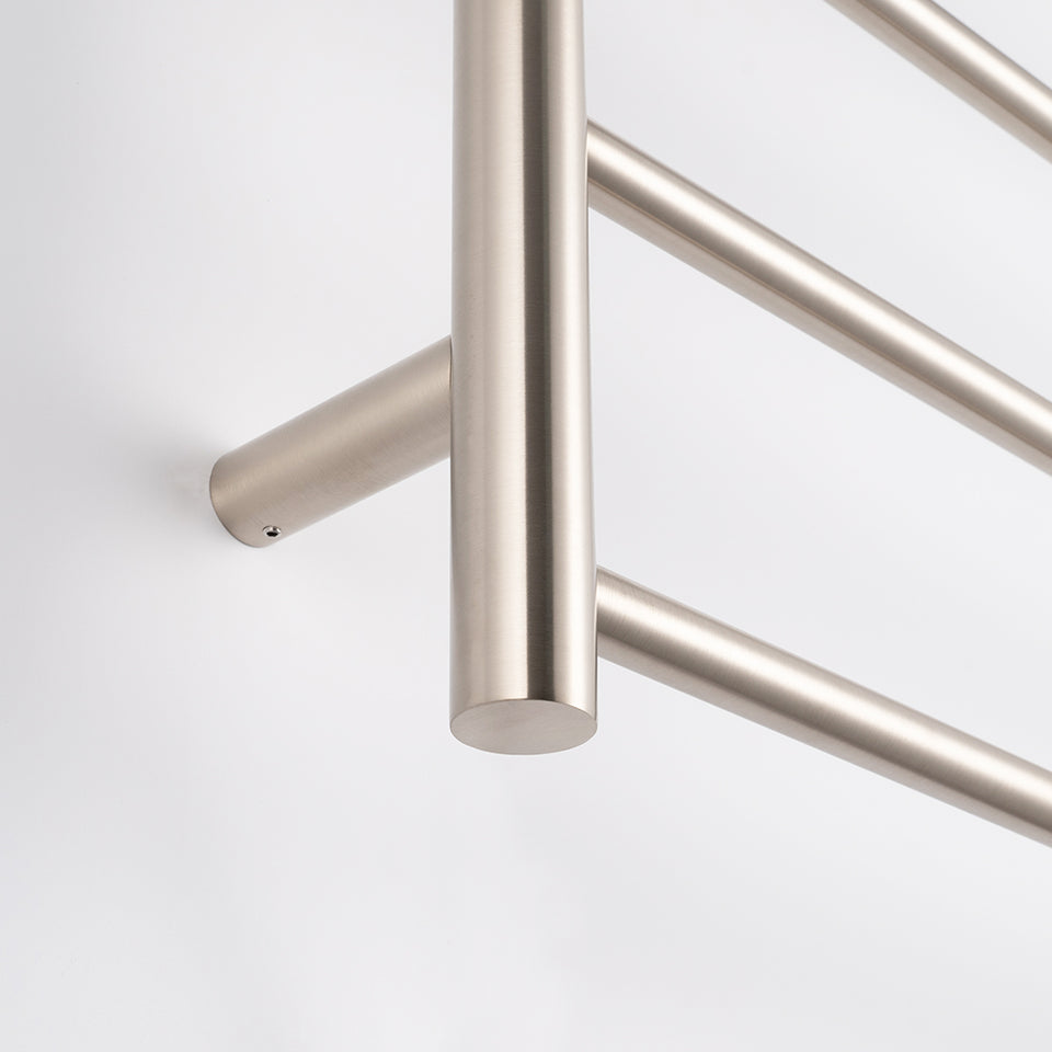 Radiant Heated Round Ladder 750 x 550 mm Brushed Nickel (BN-RTR03) 2