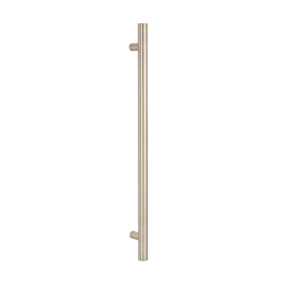 Radiant Heated Vertical towel rail - Brushed Nickel (BN-VTR-950)