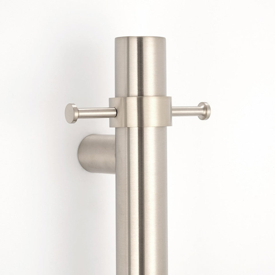 Radiant Ring hook accessory for Vertical rails - Brushed Nickel (BN-VTR-HOOK)