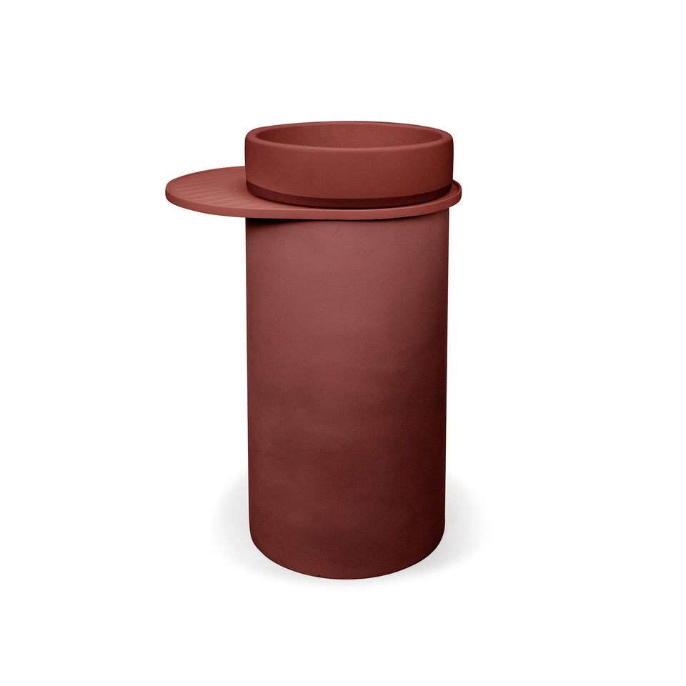 Nood Co Cylinder - Bowl Two Tone Basin - Clay (BL2-4-0-CL)