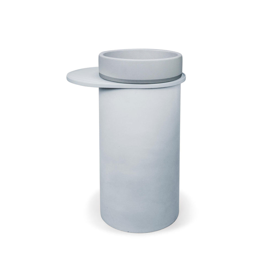 Nood Co Cylinder - Bowl Two Tone Basin - Powder Blue (BL2-4-0-PO)