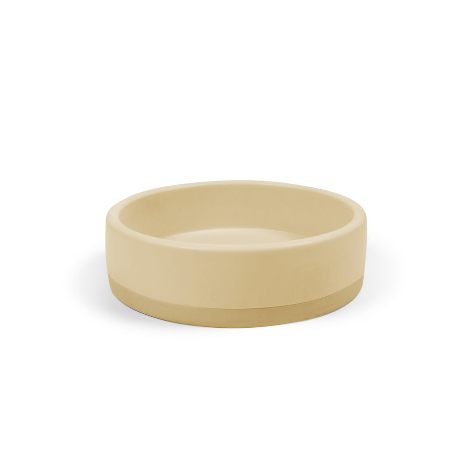 Nood Co Bowl Basin Two Tone - Surface Mount (Custard)