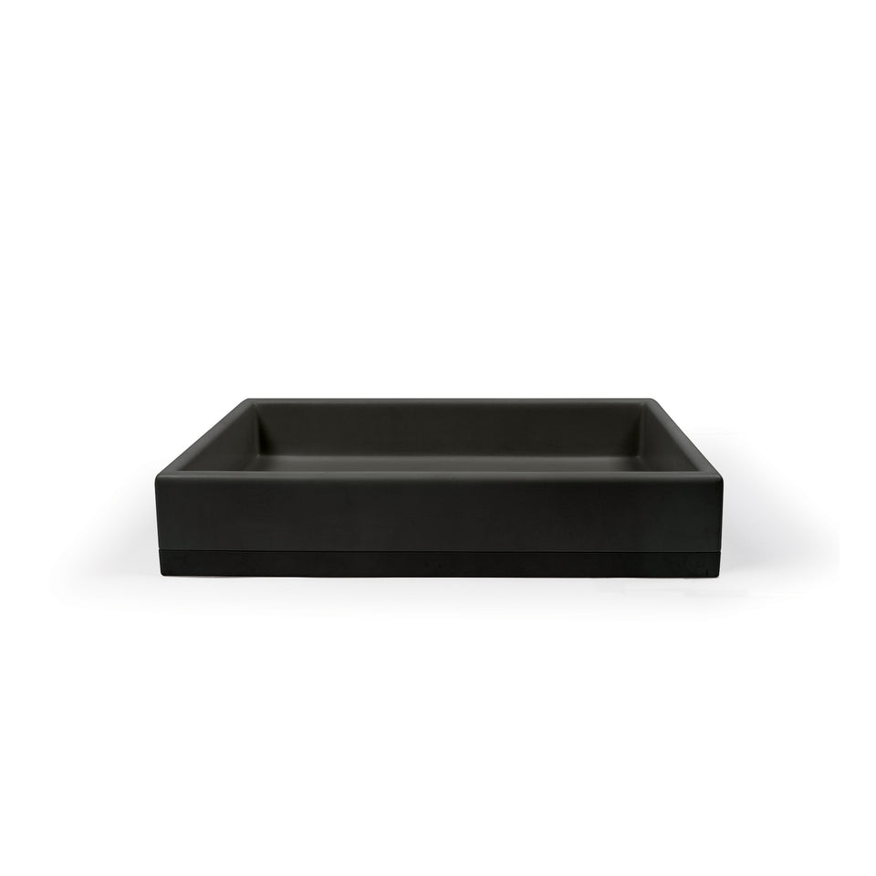 Nood Co Box Basin Two Tone - Surface Mount (Charcoal)