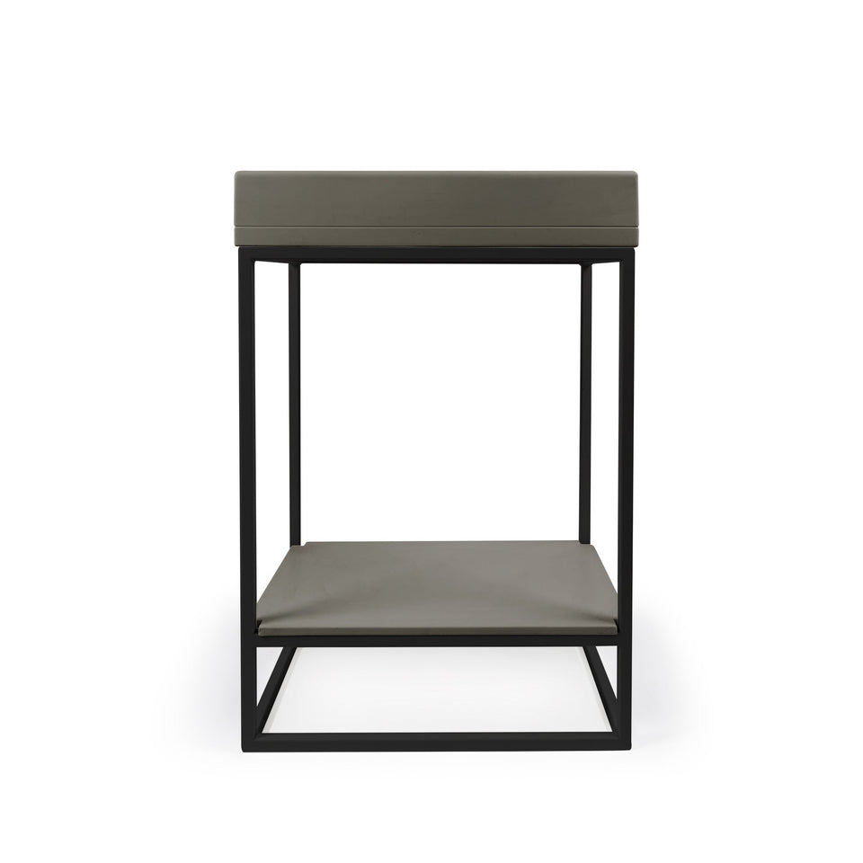 Nood Co Box Basin Vanity Set - Mid Tone Grey (BX1-3-0-VB-MG)