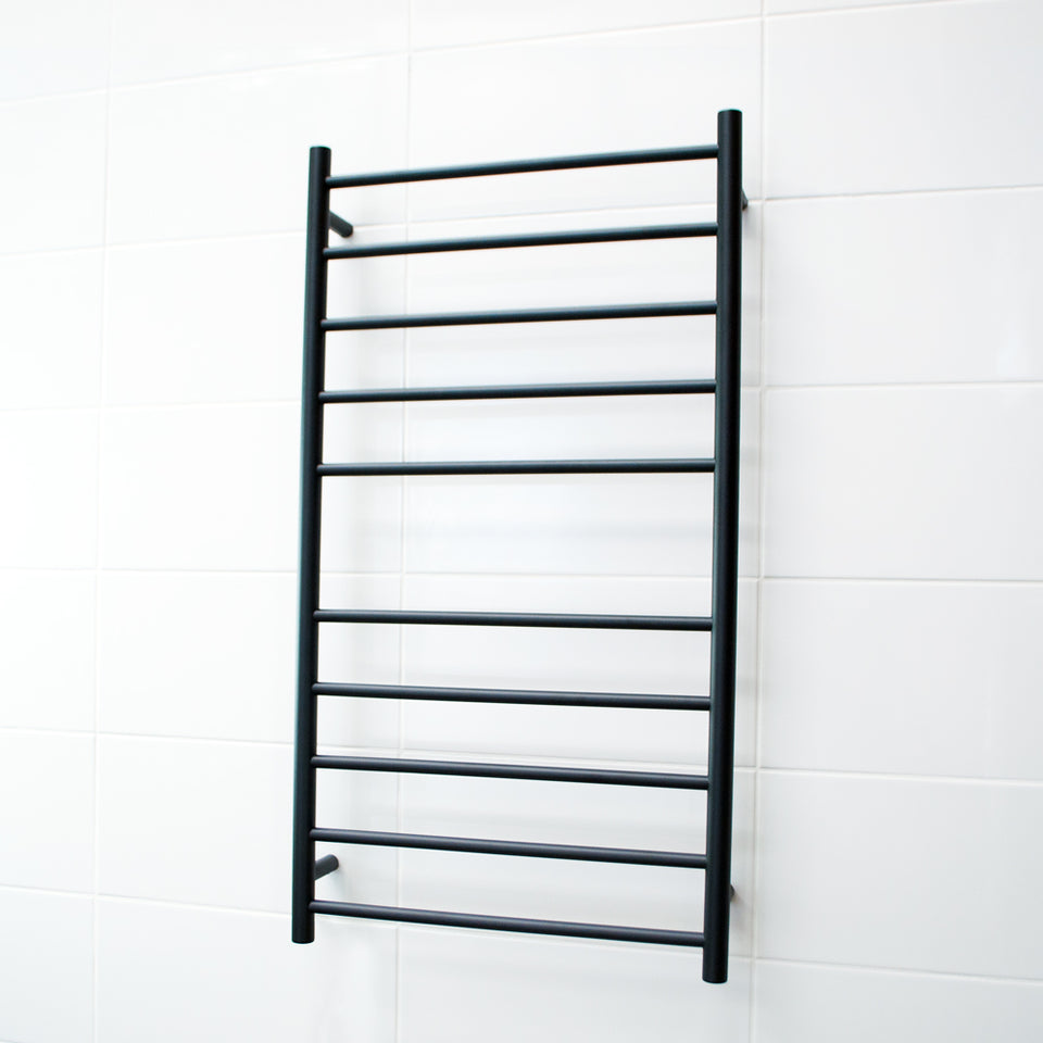Radiant Heated Round Ladder 600 X 1100 mm Matt Black (BRTR02) 2
