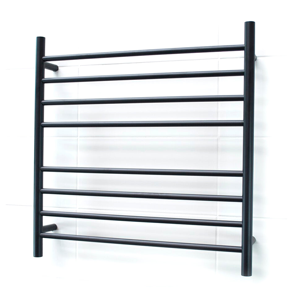 Radiant Heated Round Ladder 750 X 750 mm Matt Black (BRTR06)