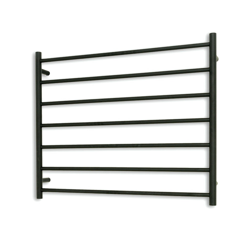 Radiant 240V Heated Round Ladder 900 x 750 Matt Black