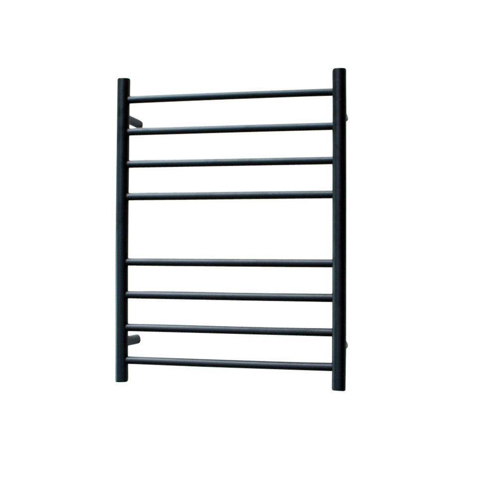Radiant Non-heated Round Ladder - Matt Black / 530x700mm (BLTR530)