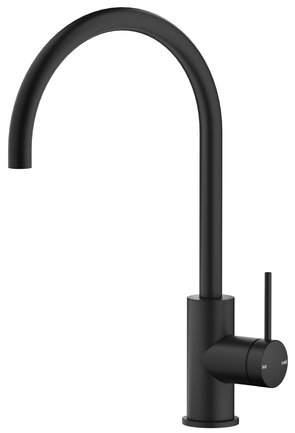 Bella Vista Mica Gooseneck Sink Mixer (SM-5-BLK)